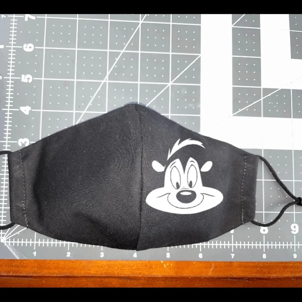 Pepe le pew face mask